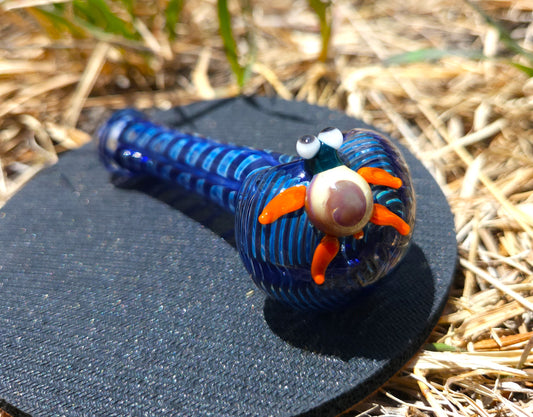 Blue w/ Turtle- Critter Pipes by Melissa