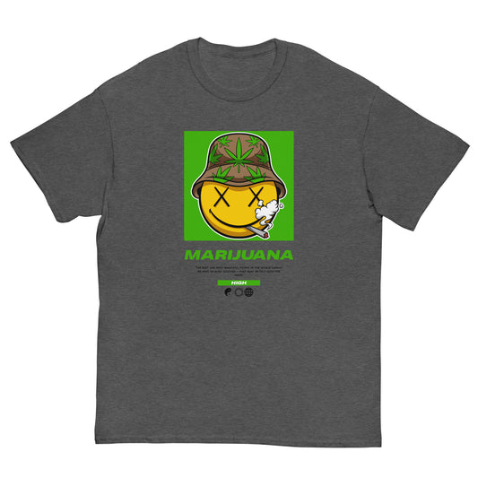 Men's classic tee - Stoner Smile (Green)